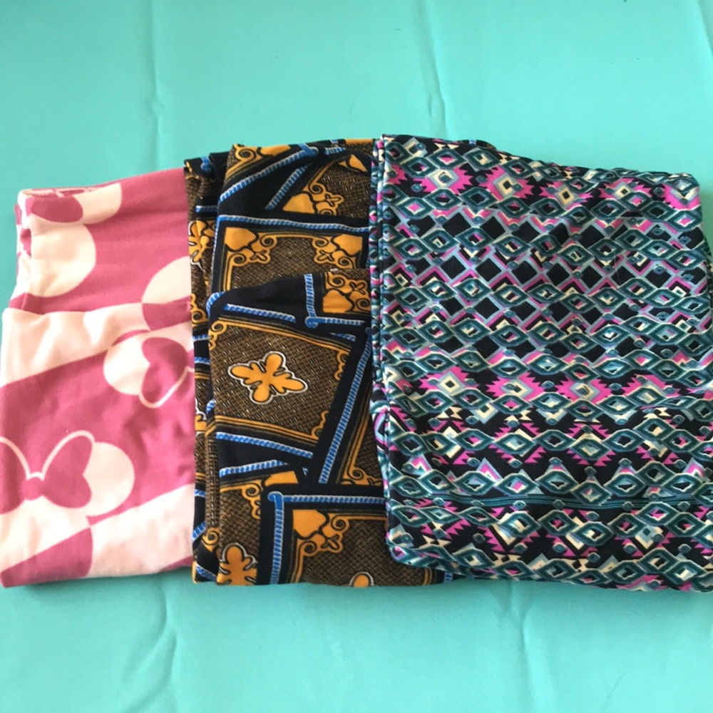 NWOT! Lula Roe Leggings OS Set#23